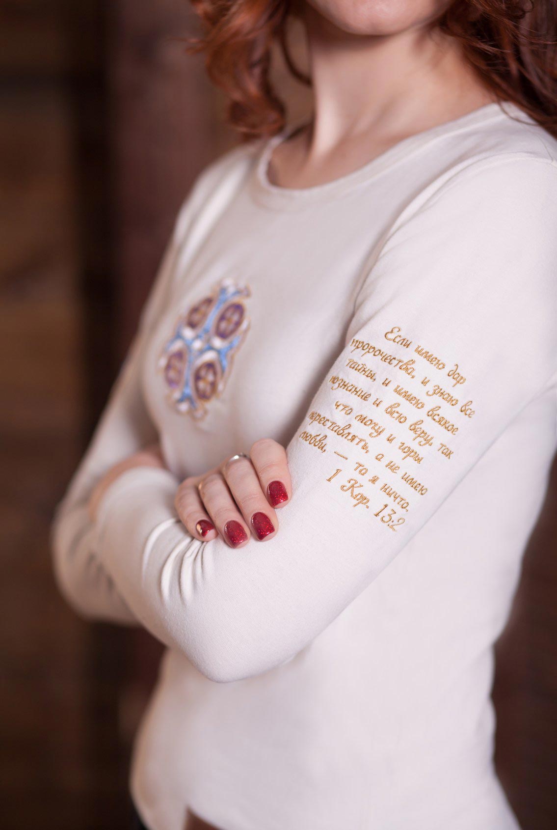футболка с вышивкой, T-shirt with embroidery