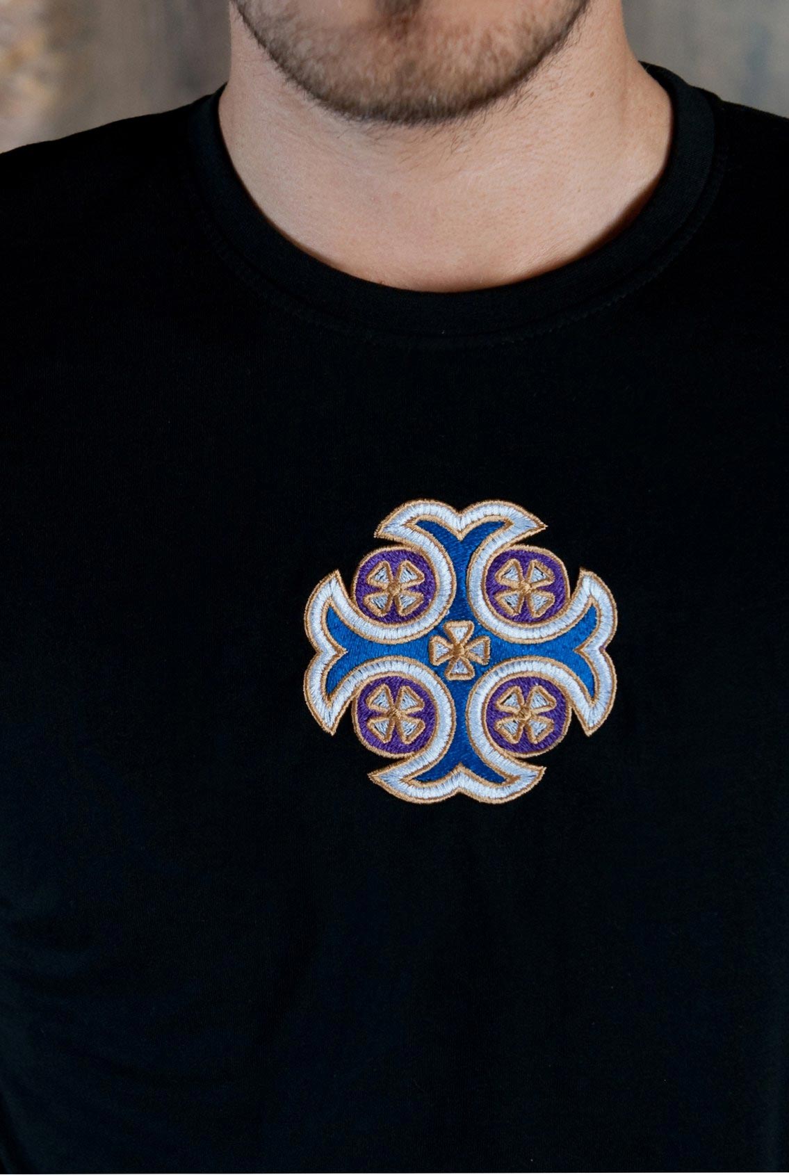 футболка с православным крестом