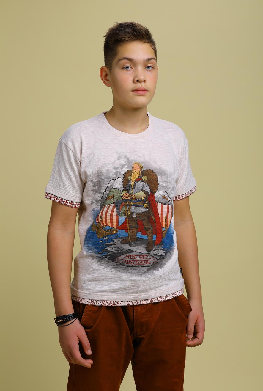  T-shirt with St. Olav