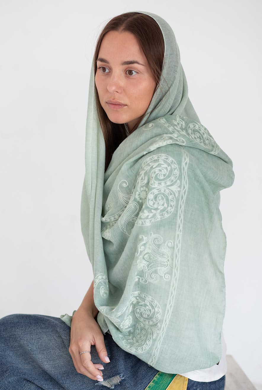mint shawl 