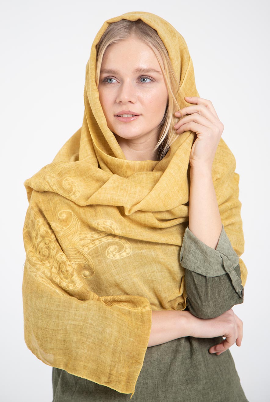Yellow shawl