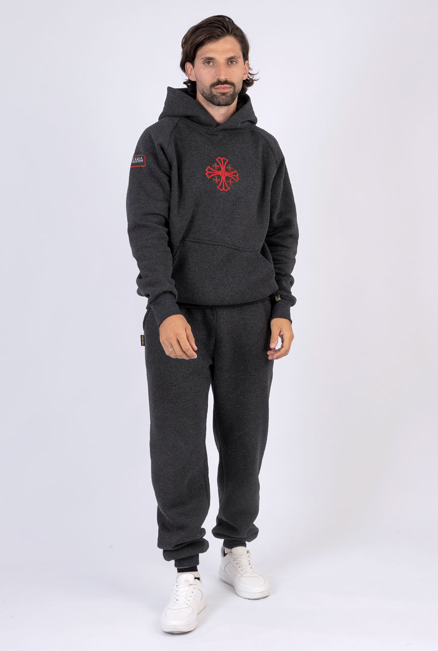 men's suit with sweatshirt and joggers