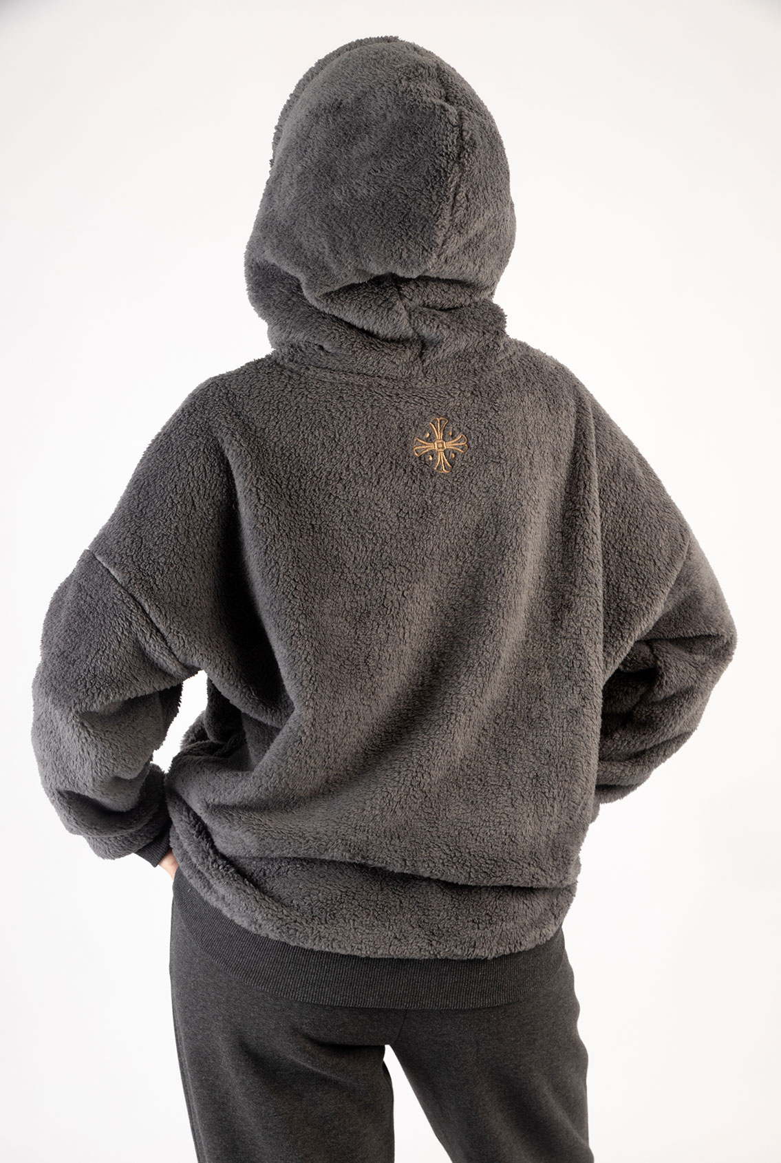hoodie with cross