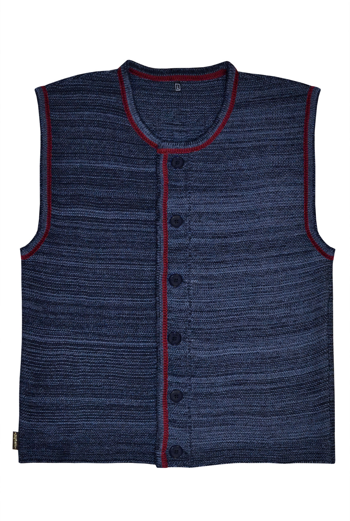 Knitted vest with a Cross