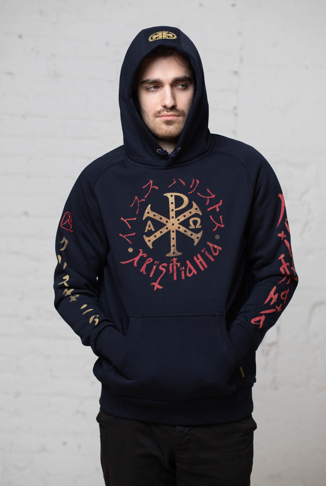hoodie with christogram