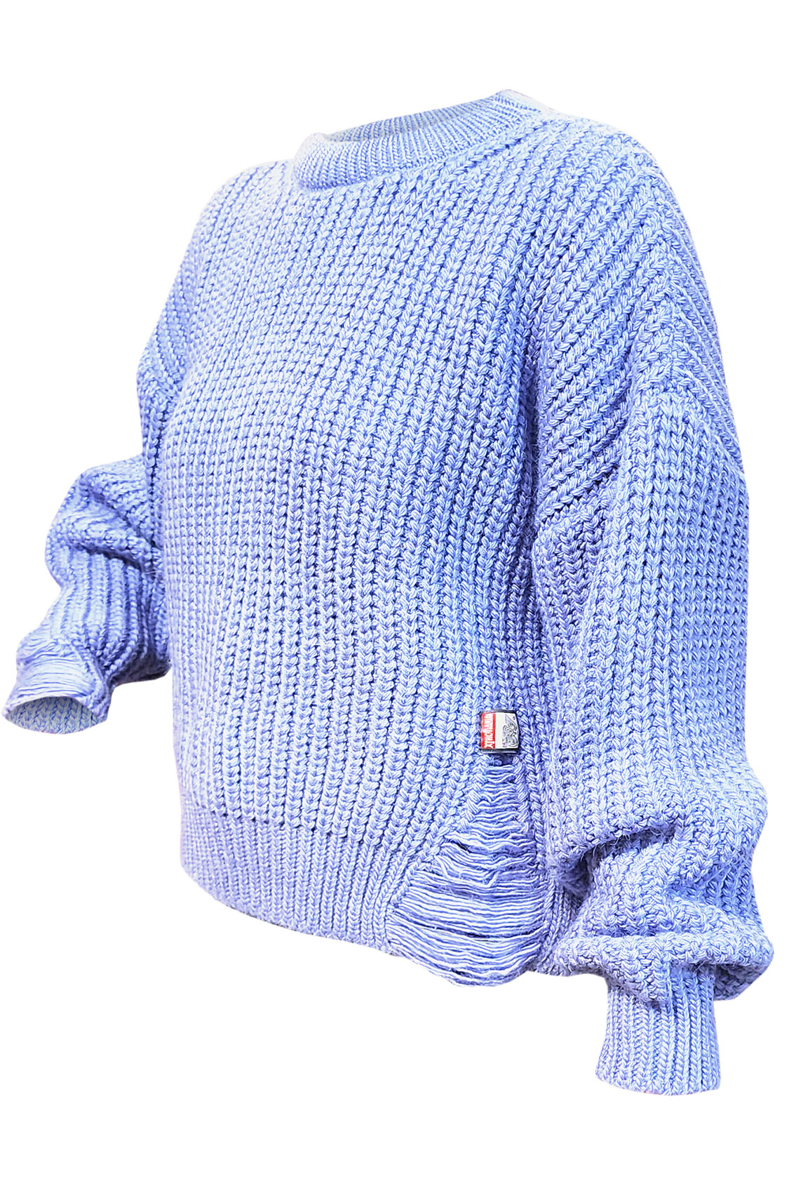 фиолетовый свитер